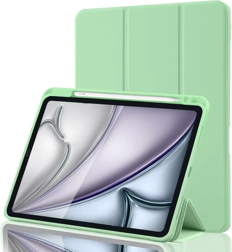 Miniatura 8 de Funda para iPad Air de 11 pulgadas M4 2026 8ª generación/M3 2025/M2 2024, iPad Air 5ª/4ª generación de 10.9 pulgadas 2022/2020 con soporte para Gris