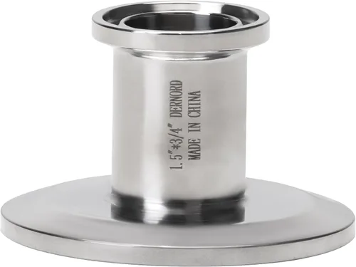 Miniatura 18 de DERNORD Reductor Concéntrico Sanitario Abrazadera Triple Trébol de Acero Inoxidable 304 Tapa de Montaje Sanitaria Reductora
