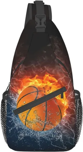 Baloncesto cruzado bolsa de pecho al aire libre deporte bandolera bandolera mochila viaje senderismo bolsa de pecho mochila para mujeres hombres,