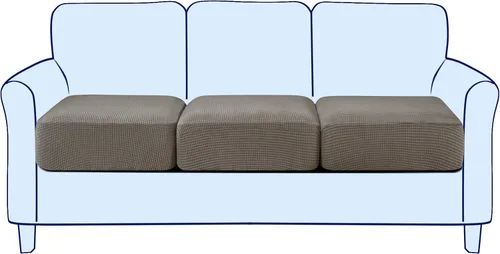 Miniatura 104 de SUBRTEX Funda Deslizable para Sofá RV de Múltiples Asientos Fundas Protectoras Loveseat Elástica Duradera Sofá Spandex Elástico Protector de Muebles