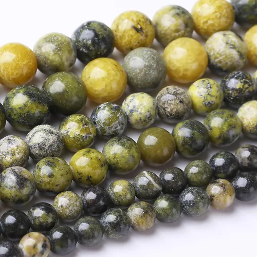 Miniatura 28 de 32 piezas de cuentas de piedra de jade de rodonita roja natural de 12 mm, cuentas sueltas redondas de piedra para fabricación de joyas, energía Jade