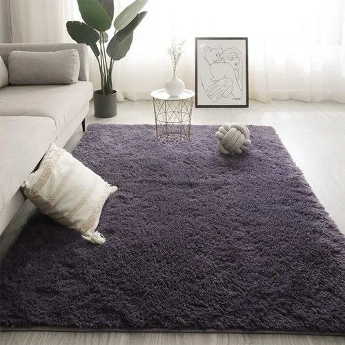Miniatura 17 de Wlian Alfombras peludas súper suaves y esponjosas para dormitorio, lavables, peludas, antideslizantes, para dormitorio, sala de estar, habitación