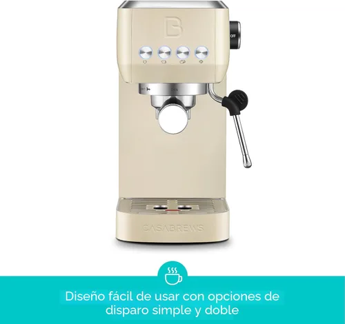 Miniatura 2 de CASABREWS 3700 Essential Máquina de café expreso de 20 bares, cafetera de acero inoxidable con espumador de leche al vapor, máquina de café expreso