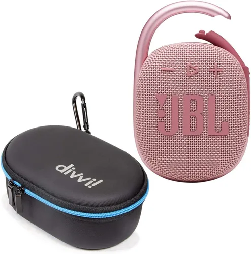 Miniatura 16 de JBL Clip 4 - Altavoz Bluetooth portátil (Azul) + Paquete con funda protectora rígida divvi! (Negro)