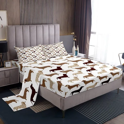 Miniatura 26 de Feelyou Juego de ropa de cama de tamaño individual con diseño de gato colorido para niños, adolescentes y niñas, decoración de habitación de gato
