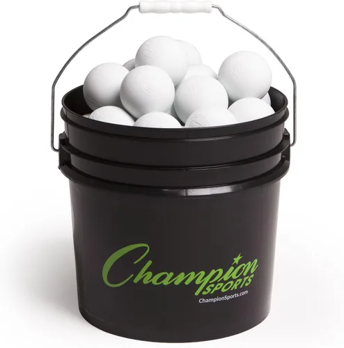 Miniatura 5 de Champion Sports Lacrosse Balls Bucket - 36 Count NCAA & NFHS Certified Regulation Training & Game Balls - Yellow