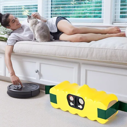 Miniatura 7 de HT TopHinon Batería de aspiradora Ni-MH de 3000mAh 14.4V para iRobot Roomba 500 510 520 530 532 535 540 545 550 552 555 560 562 570 580 581 585 595