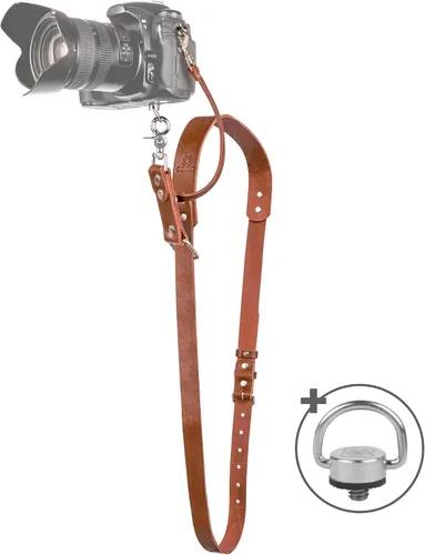 Miniatura 13 de C Coiro Leather Camera Strap Crossbody for DSLR, Mirrorless – Secure Dual Mount, Quick Release for Professional Photography