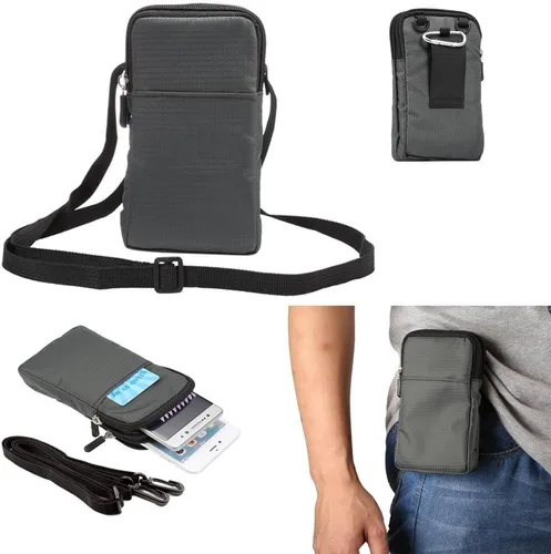 Miniatura 12 de Bolso cruzado universal para teléfono celular, bolsa de cinturón para deportes al aire libre, funda para llevar teléfono móvil, con correa