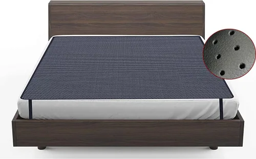 Miniatura 7 de Amerthing Alfombrillas conductoras de cuero sintético de carbono para un mejor sueño y salud, hojas de terapia de relajación