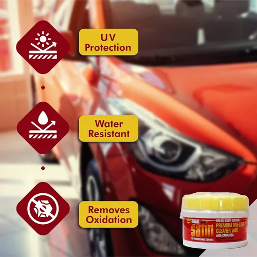 Miniatura 4 de Garry's Royal Satin Cera limpiadora One Step – Limpia profundamente, brilla y protege el acabado de tu vehículo – Auto, camión, autobús