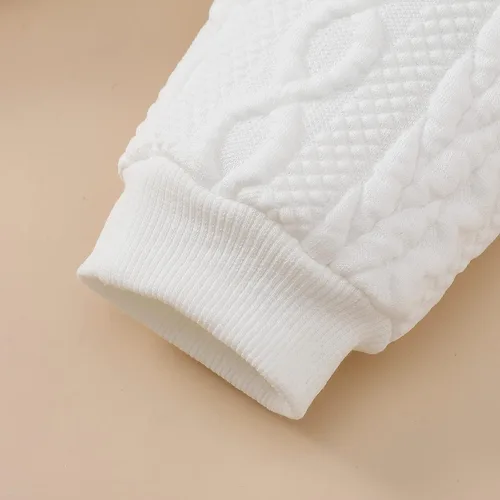 Miniatura 5 de Conjunto de ropa de bebé para niñas, mameluco de manga larga con capucha y pantalones
