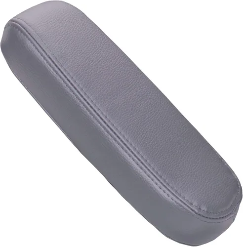 Miniatura 4 de The Seat Shop Funda para reposabrazos de repuesto para conductor o pasajero, vinilo mediano (gris)