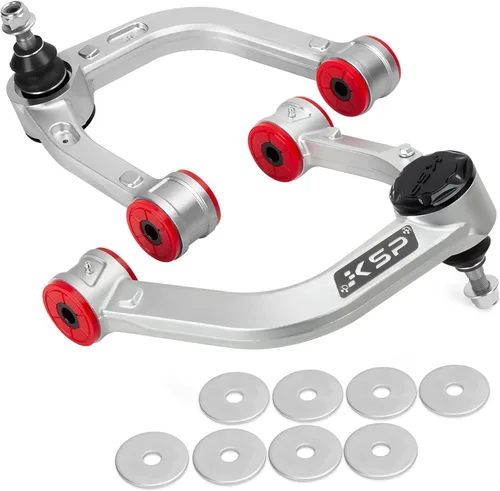 Miniatura 18 de KSP Ram 1500 - Brazos de control superiores forjados de 2-4 pulgadas, brazo de control superior forjado de aluminio ajustable UCA para Dodge Ram