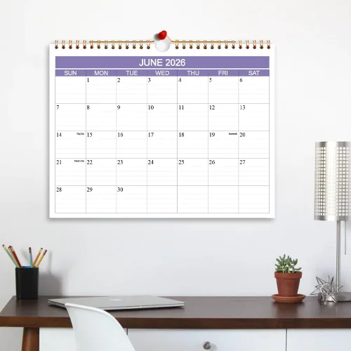 Miniatura 7 de Calendario 2026-2027 - Calendario de pared 2026-2027 de abril de 2026 a diciembre de 2027, calendario de 21 meses con papel grueso