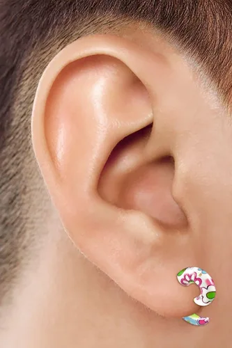 Miniatura 5 de 2 piezas de acrílico flor de carne en espiral, dilatador de oreja, calibre de piercing, joyería a elegir tamaños