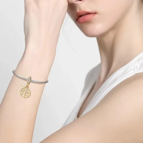 Miniatura 4 de PHCLASY Colgantes de plata de ley 925 con forma de corazón y piedra natal para mujer, se ajustan a pulseras y collares, joyería de cumpleaños