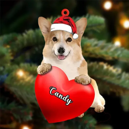 Miniatura 36 de Adornos de Navidad personalizados para perros, nombre personalizado, adorno de Malamute de Alaska, adornos acrílicos, regalos de Navidad, amantes