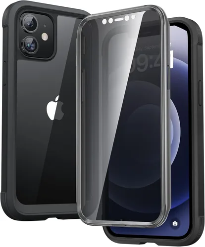 Miniatura 63 de Diaclara - Funda compatible con iPhone 11, carcasa resistente de cuerpo completo con protector de pantalla integrado sensible al tacto y Transparente