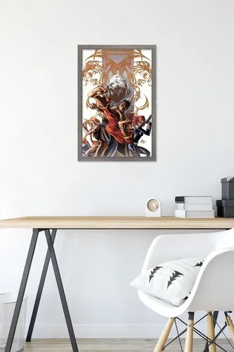 Miniatura 6 de Trends International Marvel Comics - Póster de pared Secret Avengers #7, 14.725 x 22.375 pulgadas, versión enmarcada de madera de granero