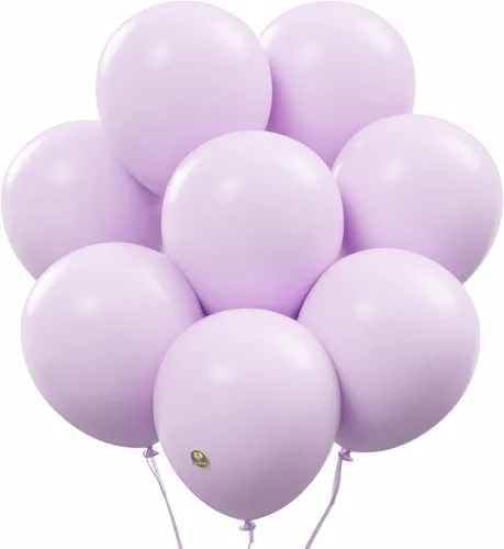 Miniatura 33 de AFTERLOON® - Globos de látex de goma natural de alta calidad, 50 unidades, color azul claro de 10 pulgadas, color mate, duradero, grueso, extra