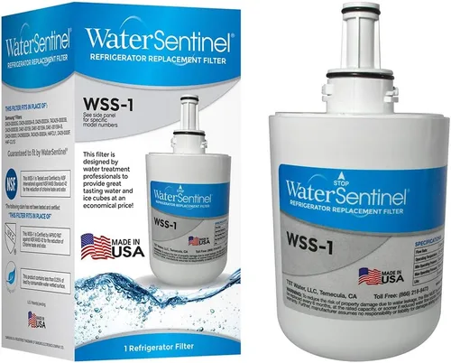 Miniatura 4 de WaterSentinel Filtro de repuesto para refrigerador WSS-1: se adapta a filtros Samsung HAF-CU1 (paquete de 3), azul, blanco