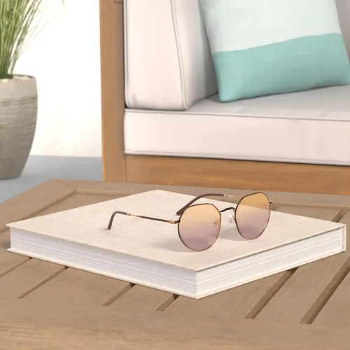 Miniatura 15 de SOJOS Gafas de sol polarizadas redondas de polígono para mujeres y hombres, retro, clásicas, vintage, Panto octogonales, SJ1157