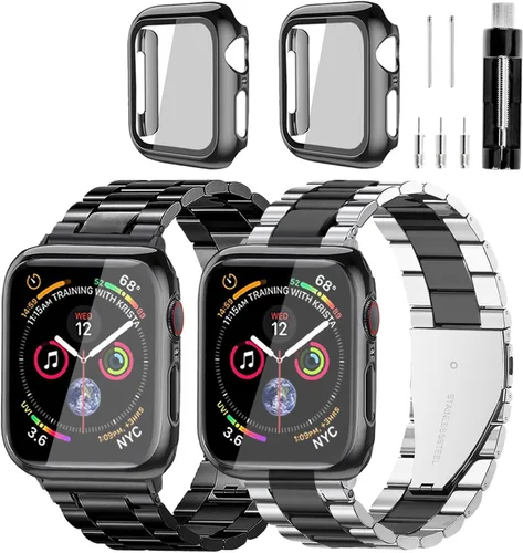 Miniatura 17 de Correa y Caja de Acero Inoxidable Compatible con Apple Watch iWatch Ultra Series 11 10 9 8 7 6 5 4 3 2 1 SE 49mm 45mm 46mm 44mm 42mm 41mm 40mm 38mm
