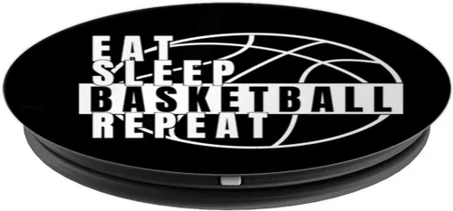 Miniatura 4 de PopSockets - Juego de baloncesto con bola de equipo deportivo y soporte para teléfonos y tabletas