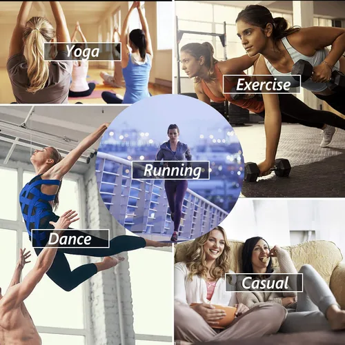 Miniatura 6 de FELEMO Pantalones deportivos de yoga con control de abdomen para mujer, ajuste holgado