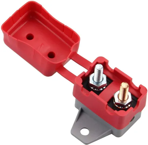 Miniatura 3 de ZOOKOTO Disyuntor de reinicio manual de 12 V/24 V con tapa para barco marino, cargadores de batería, camiones, autobuses, coches eléctricos, motores