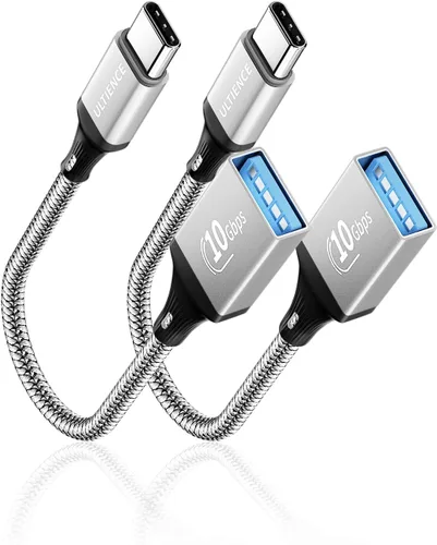 Miniatura 9 de Paquete de 2 adaptadores USB C a USB USB hembra a USB C macho OTG - Transferencia de datos SuperSpeed de 10 Gbps para MacBook Pro/iPad Air, iPhone