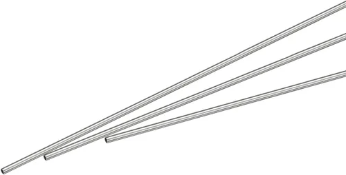 Miniatura 17 de uxcell Tubo capilar de acero inoxidable 304, OD 0.028 in x 0.004 in pared gruesa 11.811 in longitud tubo de metal para maquinaria industrial, 3 unids