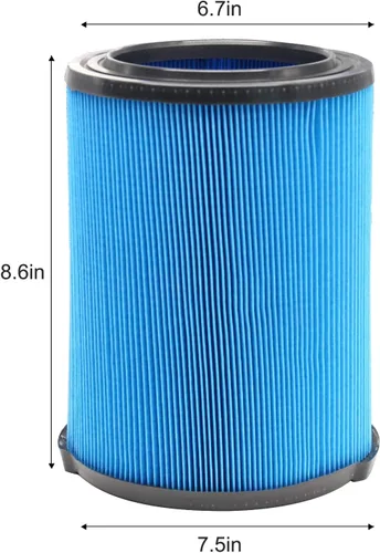 Miniatura 2 de Paquete de 2 filtros de repuesto VF5000 que se ajustan a aspiradoras húmedas y secas Ridgid de 6-20 galones, filtros de aspiradora plisados de 3