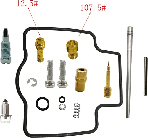 Miniatura 4 de Kit de reparación de carburador EN125 apto para GS125 GZ125HS GN125H EN125 motocicleta Mikuni Carburador Configuración de válvula de mariposa