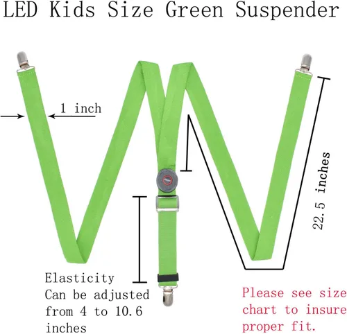Miniatura 3 de Disfraces de Navidad para niños y niñas con tirantes iluminados, tirantes LED, divertidos disfraces de Navidad, recuerdos de fiesta