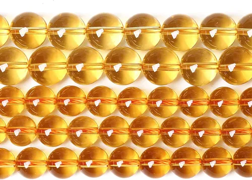 Miniatura 89 de 88 cuentas de cuarzo rutilado dorado de piedra natural de 4MM (5/32 de pulgada), gemas de grado 2A, cristal semiprecioso de actinolita, cuentas