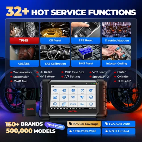 Miniatura 6 de Autel MaxiCheck MX808S-TS, 2023 US Ver of MaxiCOM MK808S-TS MK808Z-TS, Android 11 TPMS Programación Relearn Activate Tool, Bidireccional