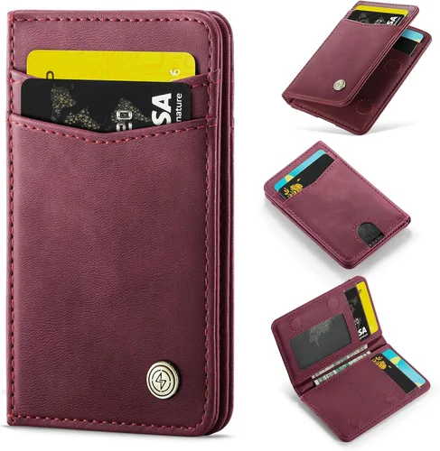 Miniatura 10 de Cartera delgada para hombre y mujer Me99, Negro, Minimalista