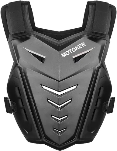 Miniatura 7 de Protector de pecho para motocross para adultos y jóvenes, chaleco protector para motocicleta, protector trasero para bicicleta de tierra y carreras