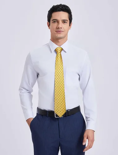 Miniatura 224 de HISDERN Conjunto de corbata a cuadros a cuadros pañuelo tejido clásico formal para hombre corbata y bolsillo cuadrado