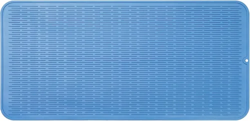 Miniatura 155 de MicoYang Alfombrilla de silicona para secado de platos para múltiples usos, fácil de limpiar, ecológica, resistente al calor, alfombrilla