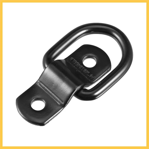 Miniatura 6 de Anclaje de amarre de anillo D de 1/4 pulgadas de diámetro, anillos en D, anillo de anclaje para remolque, camión, barco, RV, ATV, SUV, vehículos