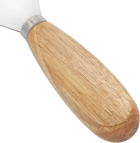 Miniatura 4 de Cuchillo de masilla, raspador de metal de 3 pulgadas, cuchillos de mango de madera para paneles de yeso, calcomanías, papel de pared, parches