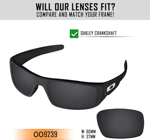 Miniatura 2 de TRUSHELL Lentes de repuesto polarizadas para Oakley Crankshaft OO9239
