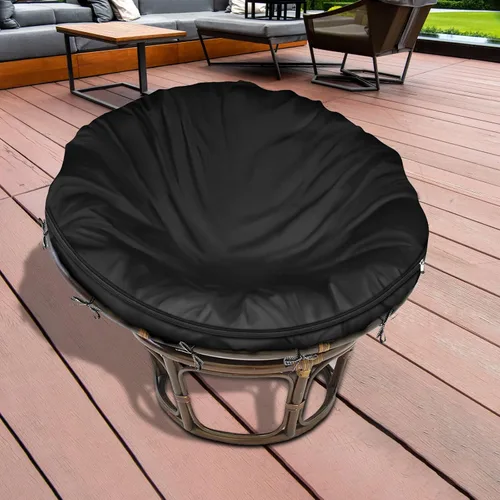 Miniatura 7 de Papasan Funda de cojín impermeable solamente, (para fundas de cojín para sillas Papasan de 47 a 55 pulgadas, para interiores y exteriores)