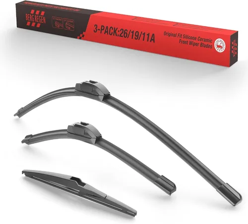 Miniatura 12 de BERG REGEN - Repuesto para limpiaparabrisas de silicona de 16, 14 y 14 pulgadas para Toyota FJ Cruiser 2007-2014, hojas para todo tipo de clima