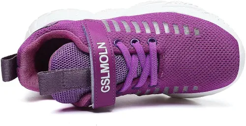 Miniatura 7 de Jakcuz Tenis de plataforma para niños, ultraligeros, transpirables, informales, para gimnasio, deportes, caminar, para niñas y niños