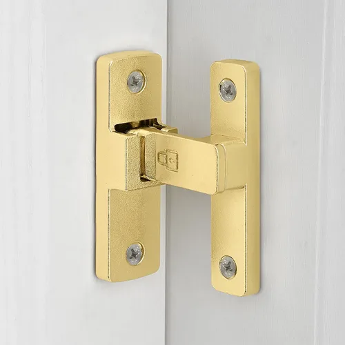 Miniatura 7 de INIRET 4 Paquetes Cerradura Blanca de Puerta de Granero de 90 Grados, Pestillo de Aleación de Zinc Premium - Pestillos de Compuerta Abatible