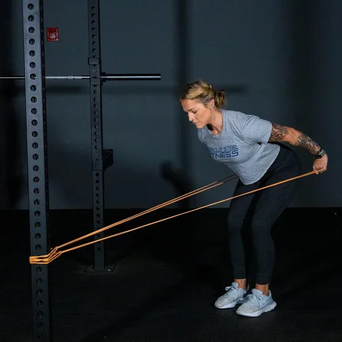 Miniatura 7 de SERIOUS STEEL FITNESS Banda asistida de 41 pulgadas, resistencia y estiramiento, bucle de asistencia de levantamiento de potencia y pull-up